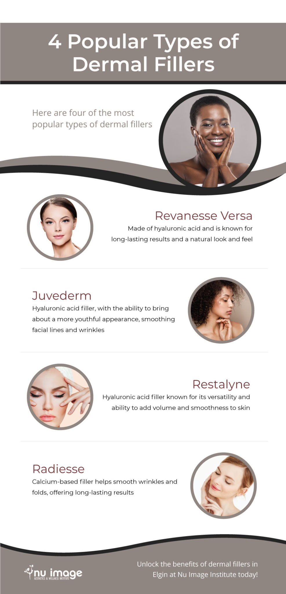 4 Popular Types of Dermal Fillers - Nu Image